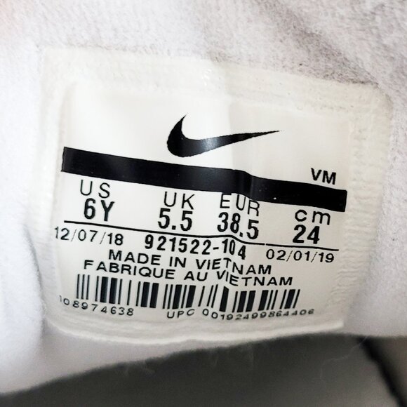 Nike Air Max 97 White Metallic Silver (GS) 921522-104 - Size Youth 6 - Picture 8 of 8